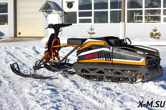 Мотобуксировщик IRBIS Мухтар 15 с лыжным модулем в комплекте