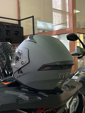 Шлем модуляр HETOSHI OIKE цв. Черно-серый р.XL