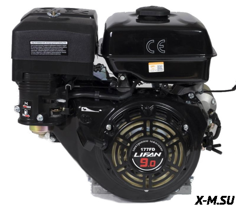 Двигатель Lifan 177FD D25(крышка картера F-R)